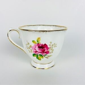 Royal Albert American beauty print rose single teacup.